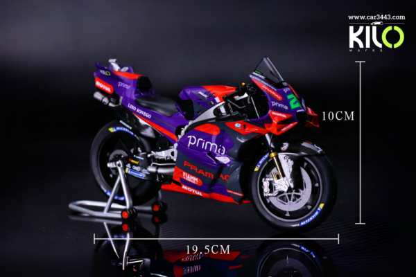 2024 Prima Pramac Racing MotoGP Motorcycle Model - #21 Franco Morbidelli Collector's Edition (1:12 Scale)| (incl. tax & shipping) - Image 6